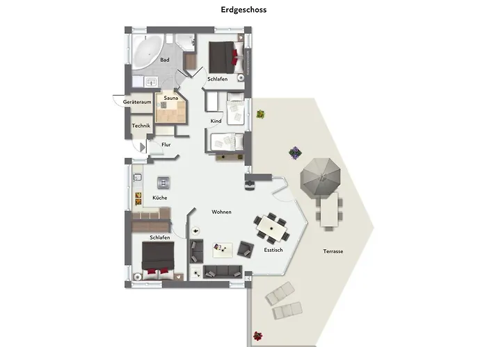Strandblick - Dorf 1 11 * بريوال